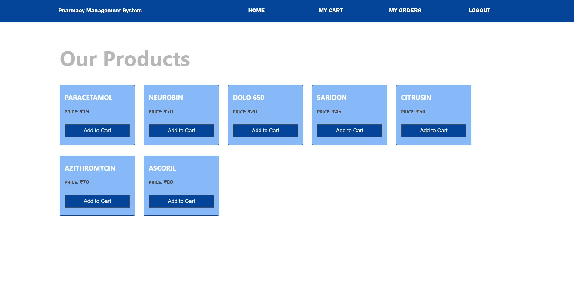 Pharmacy Management System